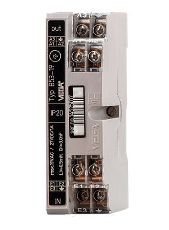 Overspanningsbeveiligingsapparaat B 53-19 - Overspanningsbeveiliging voor de signaalkabel van conductieve elektrode