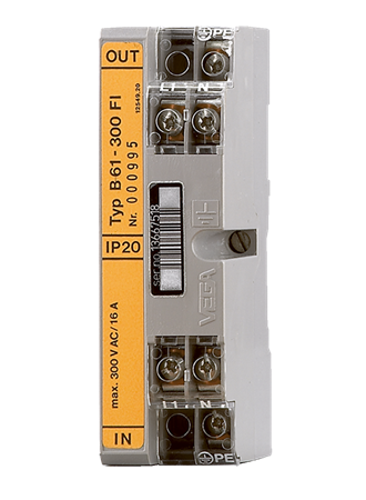 Protectores contra sobretensión B 61-300 FI - Protección contra sobretensión en cables de alimentación y control