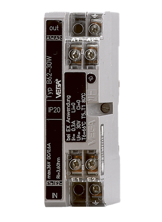 Overvoltage protection B 62-30 W - Overvoltage arrester in two-wire technology for Profibus PA and Foundation Fieldbus circuits