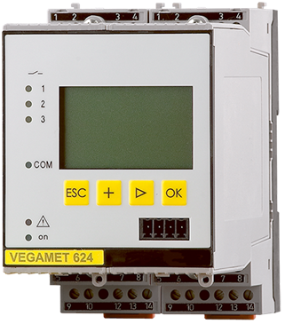 VEGAMET 624 - Unité de commande et afficheur pour capteurs de niveau