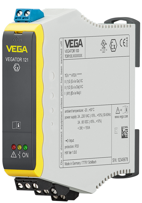 Single channel signal conditioning instrument for level detection - Two-wire 8/16 mA