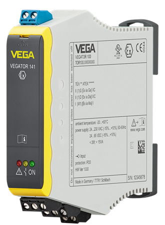 VEGATOR 141 - Controlador de un canal para la detección de nivel