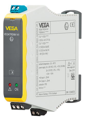 VEGATRENN 141 - Single channel separator for 4 … 20 m/HART sensors