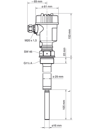 VEGAVIB S61 - Vibrationsgrenzschalter für granulierte Schüttgüter
