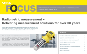 Radiation-based level measurement | Nucleonic level measurement
